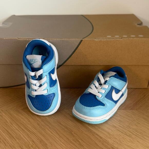 Nike Dunk Low Retro ‘Argon’ Toddler Sneakers - SZ 4 C - Picture 9 of 10